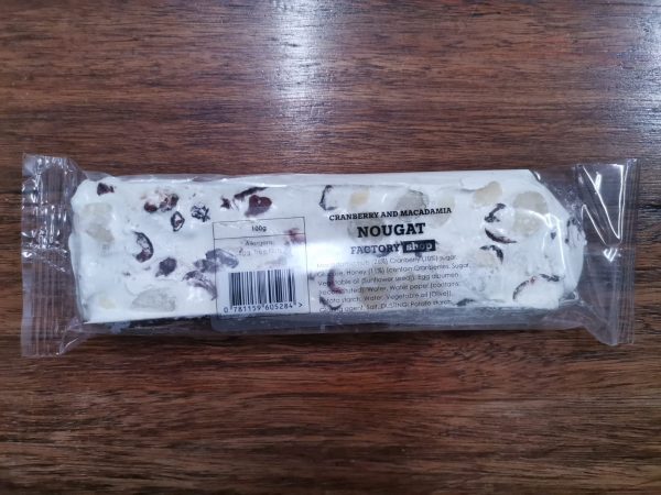 Nougat - Cranberry & Macadamia