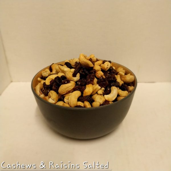 Cashews & Raisins Salted