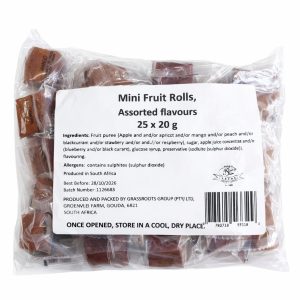 Mini Mixed Fruit Rolls Assorted