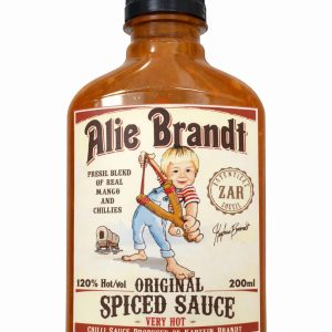 Alie Brandt Original Spiced Sauce-Very Hot 120% Hot Vol