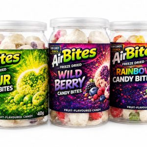 AirBites Freeze Dried Skittles - Rainbow Candy Bites