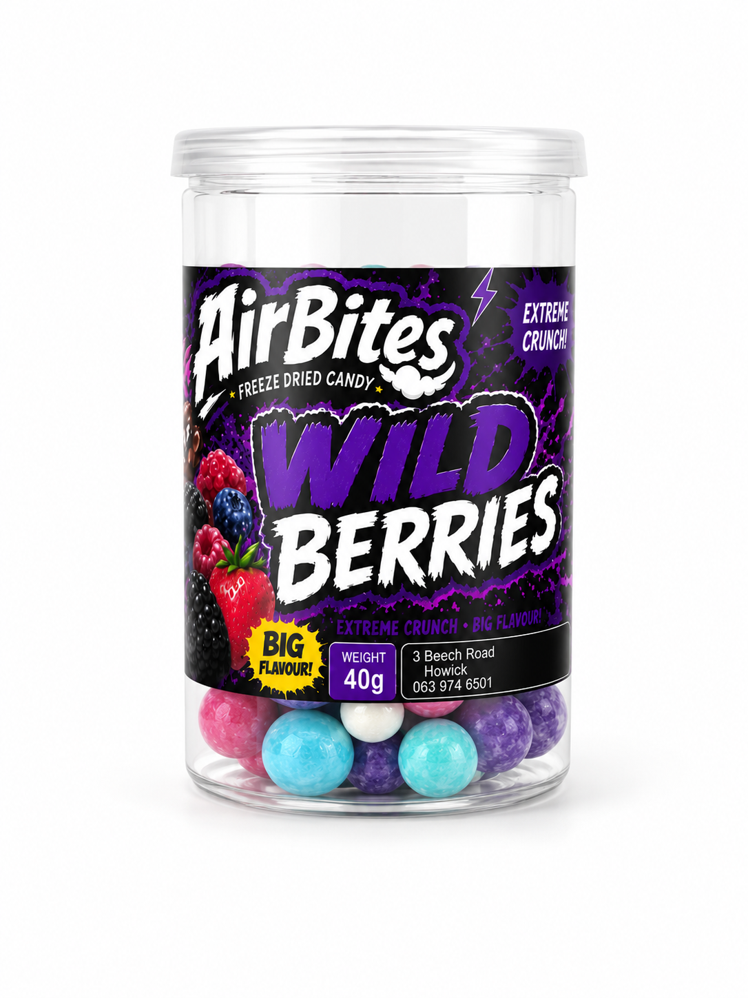 AirBites Freeze Dried Candy - Wild berry Candy Bites - Image 2