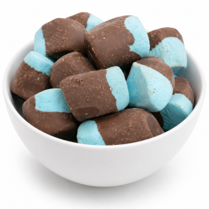 Chocolate Dipped Blue Marshmallows